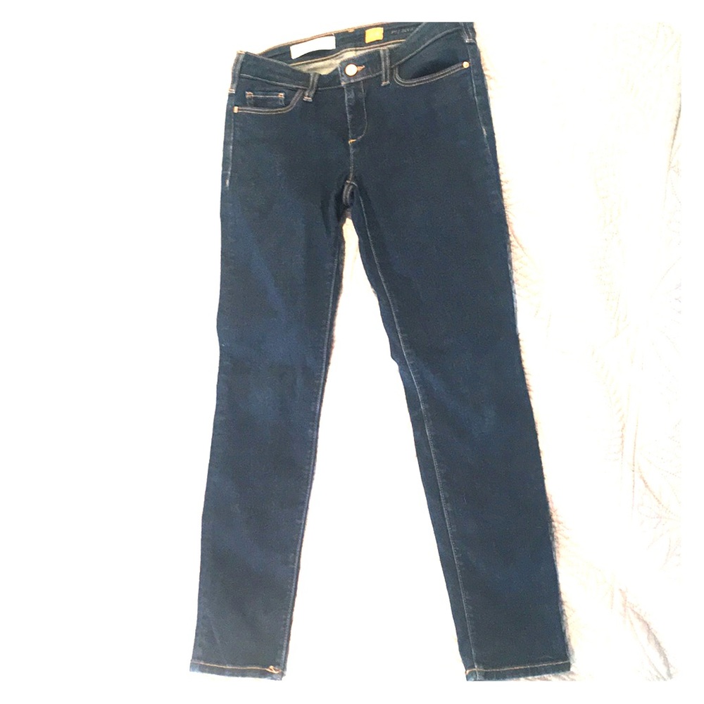 Pilcro low-rise dark skinny jeans